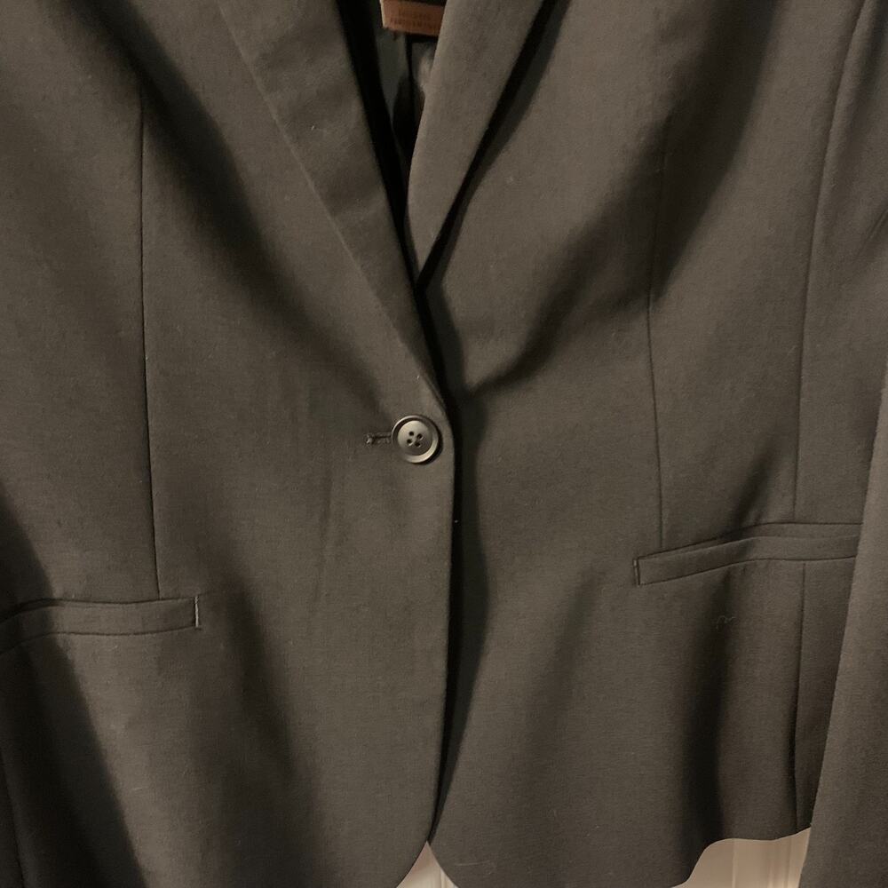Banana Republic Women's Classic Blazer Size 12 NEW Black Washable Wool Office - Picture 4 of 13